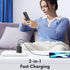 UGREEN X227 20W Dual-Port USB-C PD Fast Charger UK Plug - Black