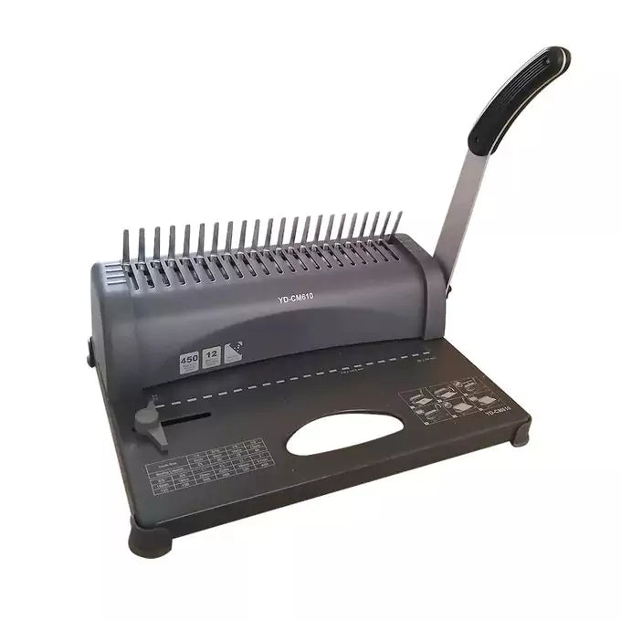 A4 Comb Binding Machine - Black / YD-CM610