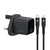 Powerology Volt-X 25W Mini GaN Wall Charger with USB-C to Lightning Cable - Black