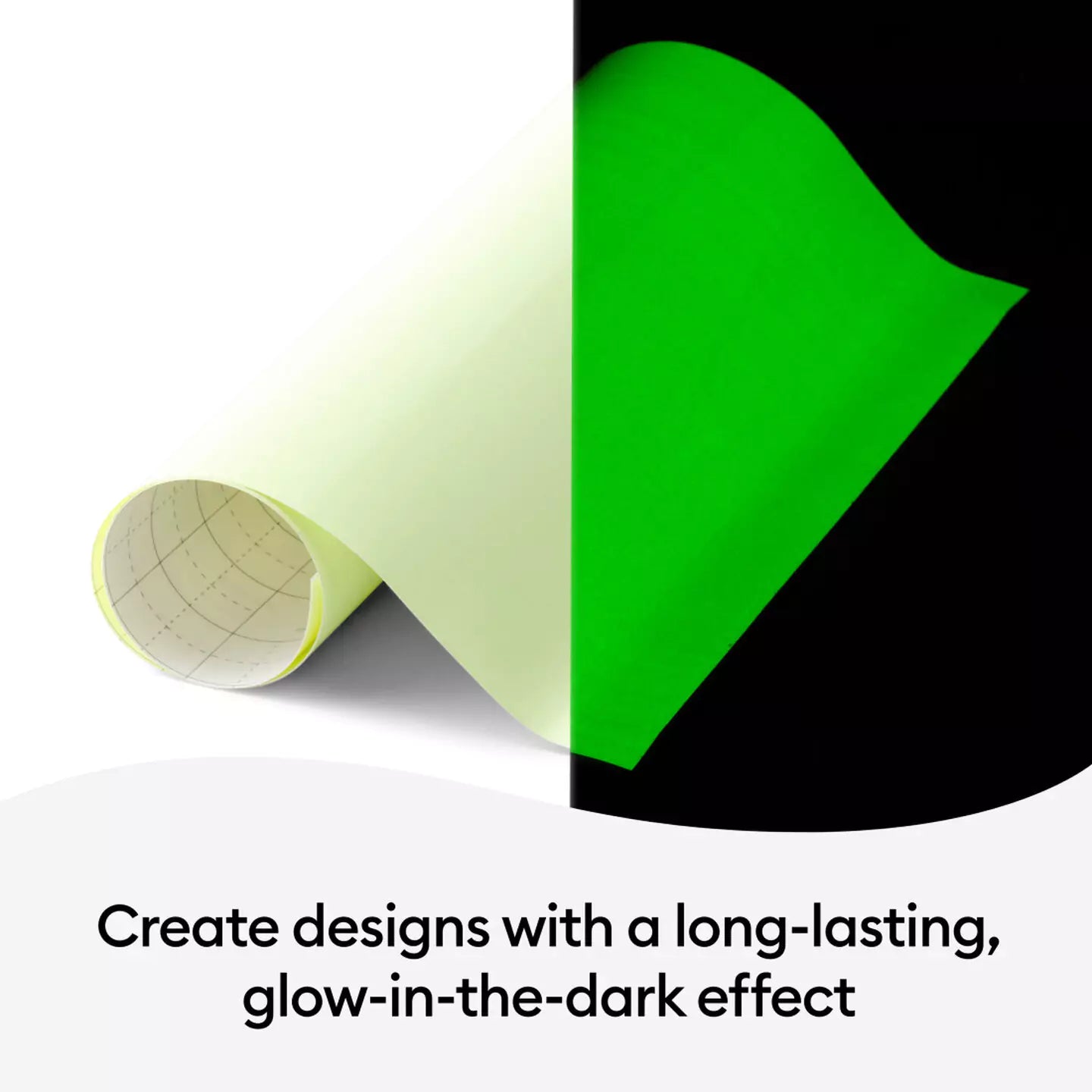 Cricut Glow-in-the-Dark Removable Vinyl - 30.5 x 61 cm/ 1 Roll