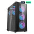 DarkFlash Aigo DK352 Plus ATX Mid Tower Gaming PC Case - Black