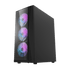 DarkFlash Aigo DK352 Plus ATX Mid Tower Gaming PC Case - Black