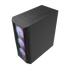 DarkFlash Aigo DK352 Plus ATX Mid Tower Gaming PC Case - Black