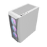 DarkFlash Aigo DK352 Plus ATX Mid Tower Gaming PC Case - White