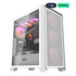 DarkFlash DRX70 Mesh ATX Mid Tower Gaming Case - White with 4 ARGB Fans