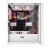 DarkFlash DRX70 Mesh ATX Mid Tower Gaming Case - White with 4 ARGB Fans