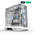 DarkFlash DY470 ATX Mid Tower Gaming Case - White with 4 ARGB Fans