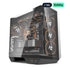 DarkFlash DY470 ATX Mid Tower Gaming Case - Black with 4 ARGB Fans