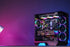 DarkFlash DY470 ATX Mid Tower Gaming Case - Black with 4 ARGB Fans