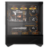 DarkFlash DY460 ATX Mid Tower Gaming Case - Black with 4 ARGB Fans