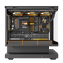 DarkFlash FLOATRON F1 Micro ATX Gaming Case - Black