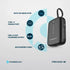 Powerology 10000mAh Power Bank with Built-In Cable and PD 20W - Black