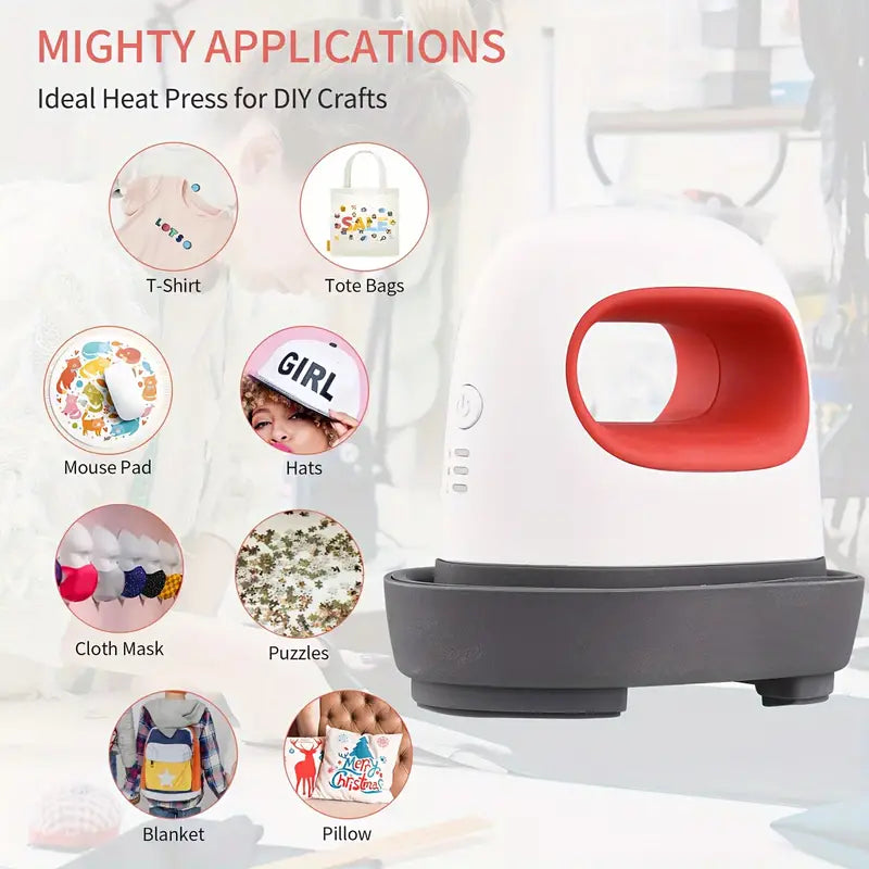 Portable Mini Craft Heat Press Iron – 230V