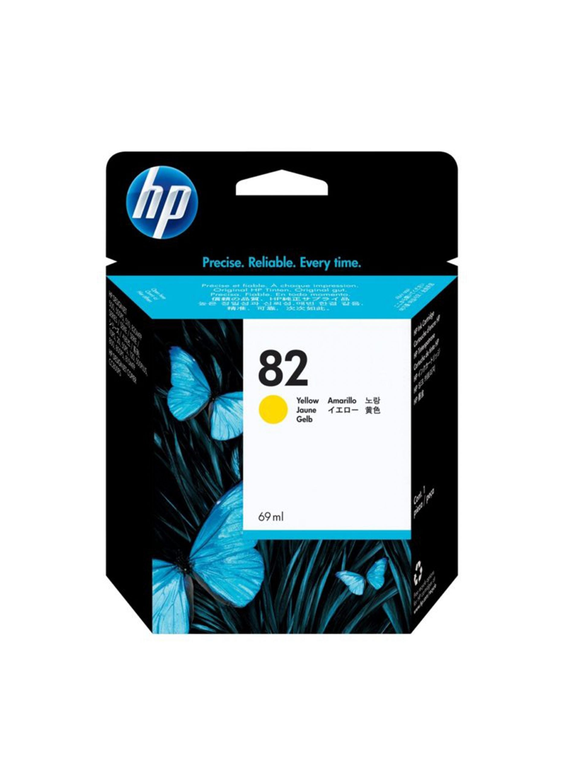 Hp 82 Yellow Ink Cartridge-C4913A