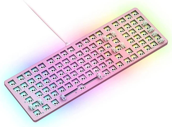 Glorious GMMK2 96% Keyboard Pink - RGB Backlight Detail | IT Care Kuwait