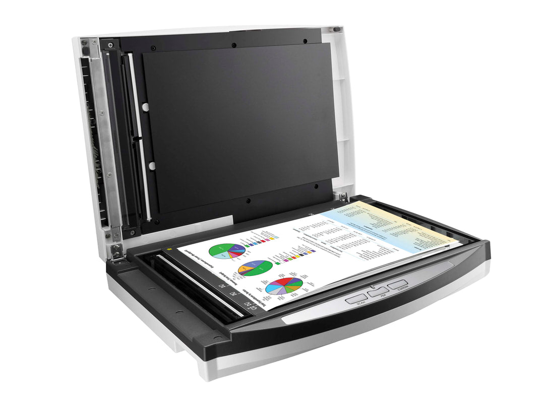 Plustek SmartOffice PL4080 A4 Flatbed ADF Duplex Document Scanner 40ppm 80ipm 50-Sheet USB 2.0 | IT Care Kuwait