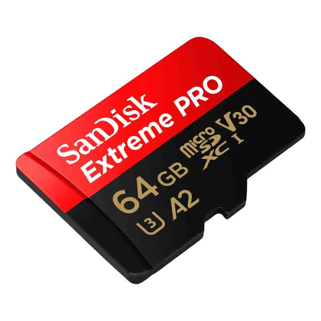 بطاقة SanDisk Extreme PRO microSDXC™ UHS-I - 64 جيجابايت / 200 ميجابايت/ثانية - SDSQXCU-064G-GN6MA