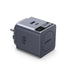 UGREEN X615 65W GaN Fast Charger with Retractable USB-C Cable 2-Port - Space Gray