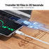 UGREEN US264 USB-C to USB-C 60W Fast Charging Cable 1.5m - White