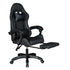 Gadgeton Imperial Series PVC Leather Gaming Chair with Footrest - Black