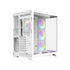 DarkFlash FT418 PRO ATX Mid Tower Gaming Case - White with 7 ARGB Fans