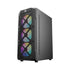 GAMEON TRIDENT III-M POWERFORGE Series Mid Tower Gaming Case – Black with 750W Power Supply and 4 ARGB Fans