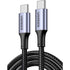 UGREEN US316 USB-C to USB-C 100W Fast Charging Braided Cable 2m - Black