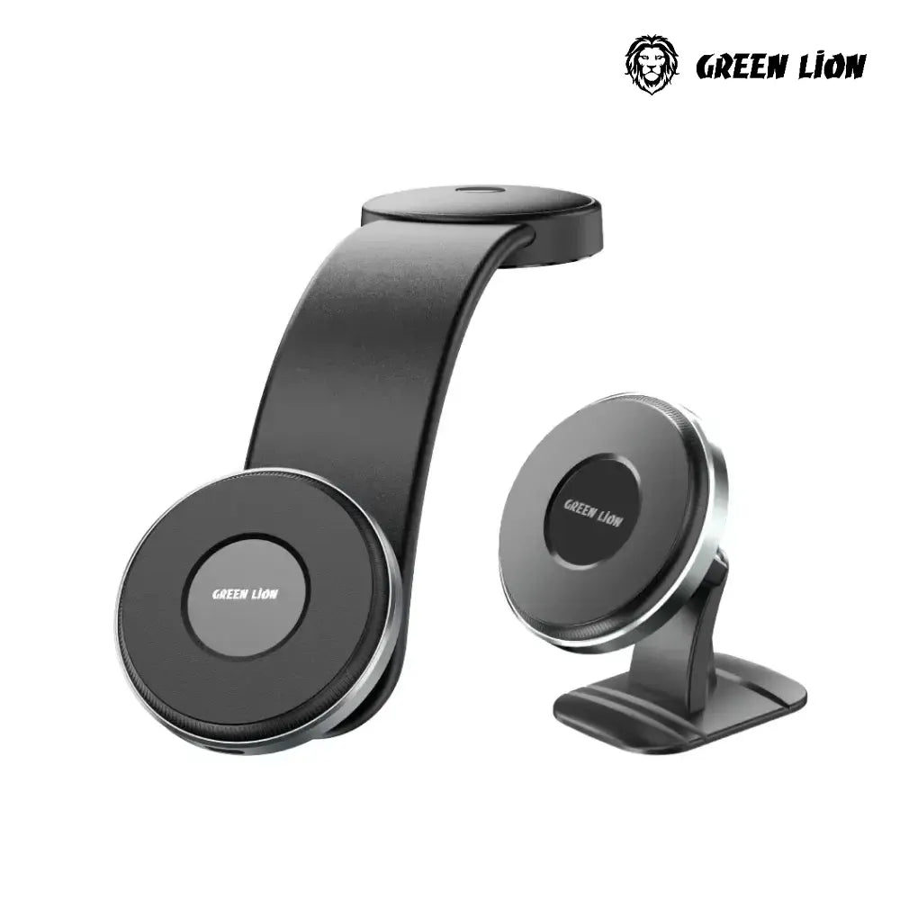Green Lion 2 in1 Magflex Wireless Car Charger - Black | IT Care Kuwait