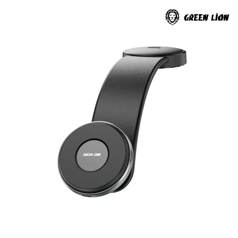 Green Lion 2 in1 Magflex Wireless Car Charger - Black | IT Care Kuwait