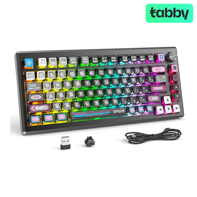 Redragon K732MC RGB Pro Mechanical Gaming Keyboard – Tri-Mode Wireless, CNC Aluminum Alloy Body with Wukong Switches