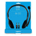 Logitech H110 Stereo 3.5 mm Jack, On Ear Noice Cancelling Headset