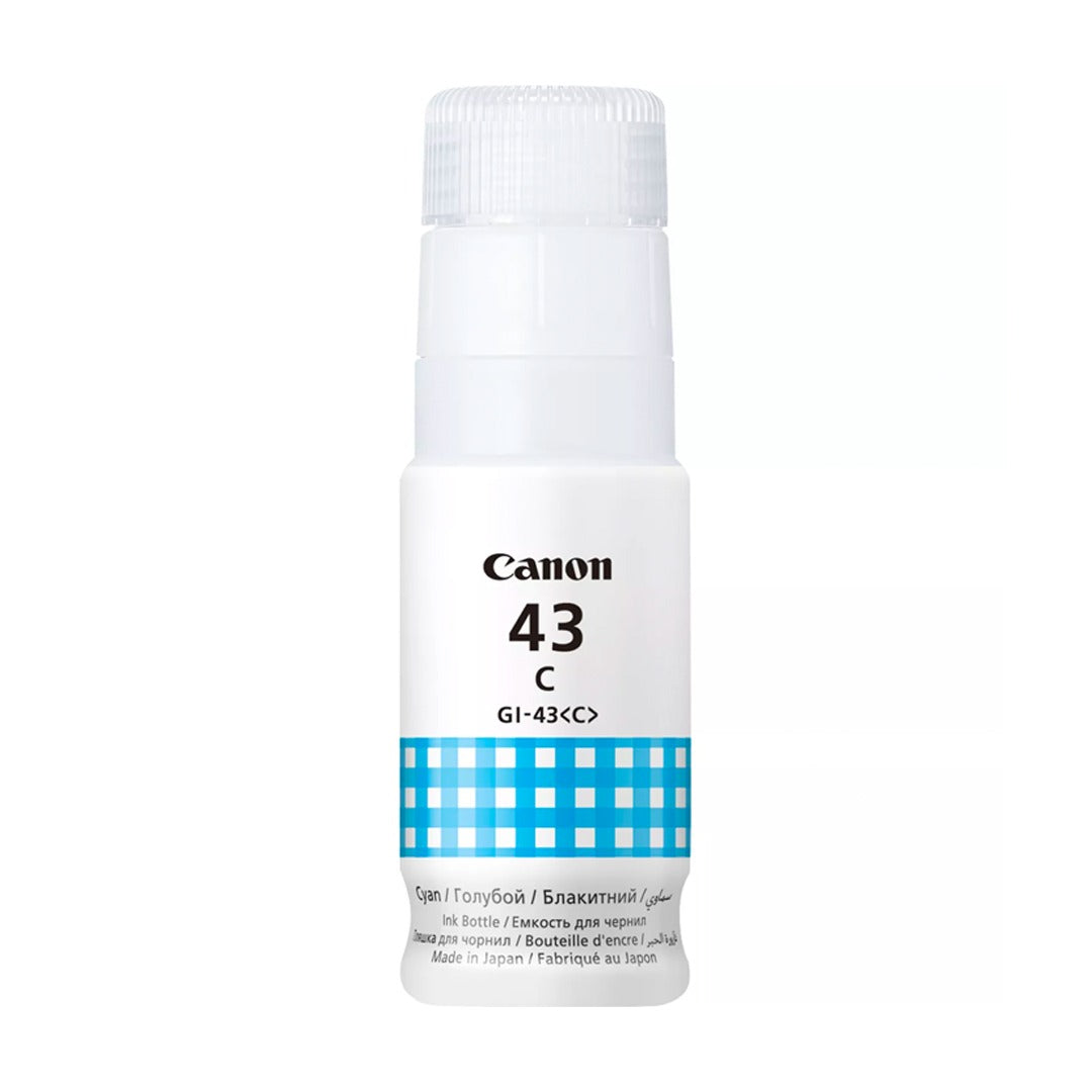 Canon GI-43 Ink Bottle – 3.8K Pages/ Cyan Color/ Ink Bottle