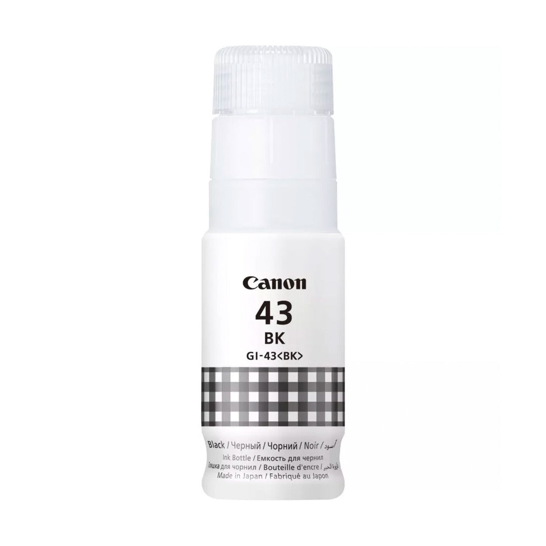 زجاجة حبر Canon GI-43 – 3.8 ألف صفحة/ لون أسود/ زجاجة حبر 