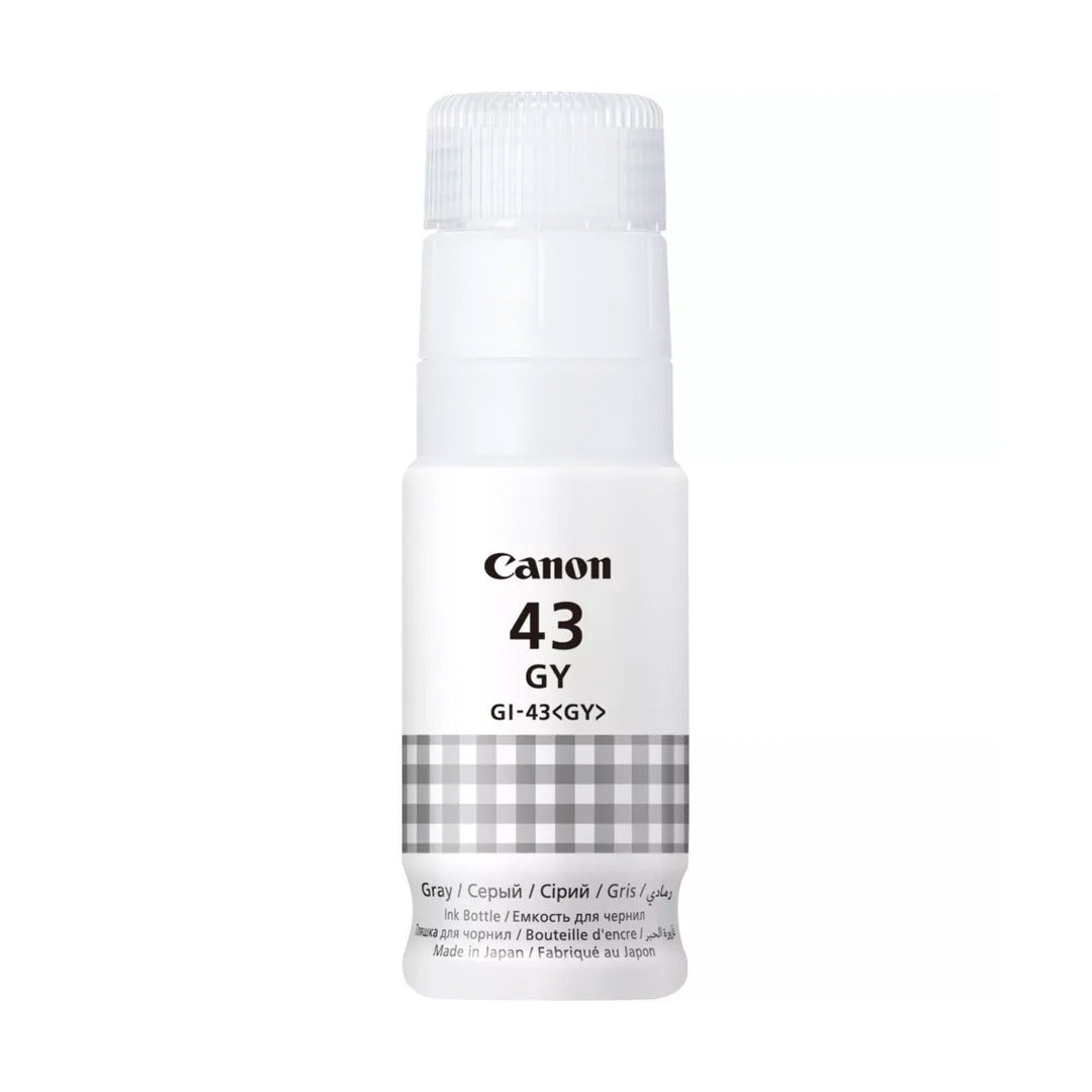زجاجة حبر Canon GI-43 – 3.8 ألف صفحة/ لون رمادي/ زجاجة حبر