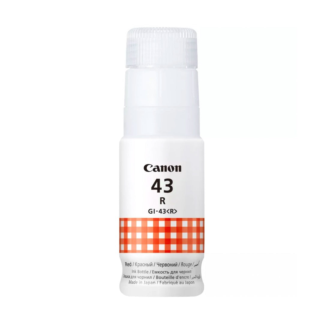 Canon GI-43 Ink Bottle – 3.8K Pages/ Red Color/ Ink Bottle