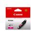 Canon 451 Magenta Ink Cartridge – 300 Pages / Magenta Color / Ink Cartridge