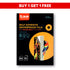 JoJo Self Adhesive Transparent Film - A4 / 50 Sheets / Waterproof Inkjet Printing / JT-3002