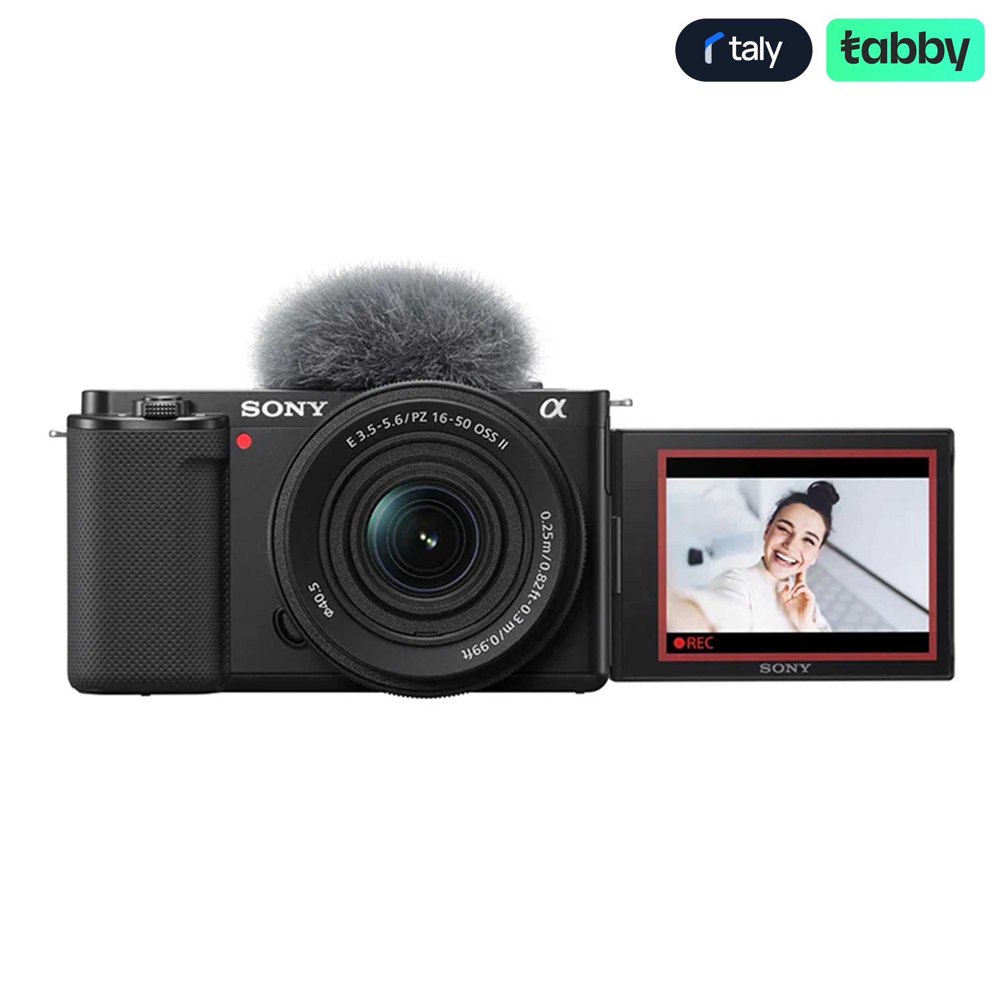 كاميرا سوني ZV-1 II الرقمية المخصصة للمدونات المرئية – مستشعر Exmor RS مقاس 1 بوصة بدقة 20.1 ميجابكسل مع عدسة 18-50 مم بفتحة f/1.8-4، وتصوير فيديو بدقة 4K وشاشة لمس قابلة للقلب (أسود)