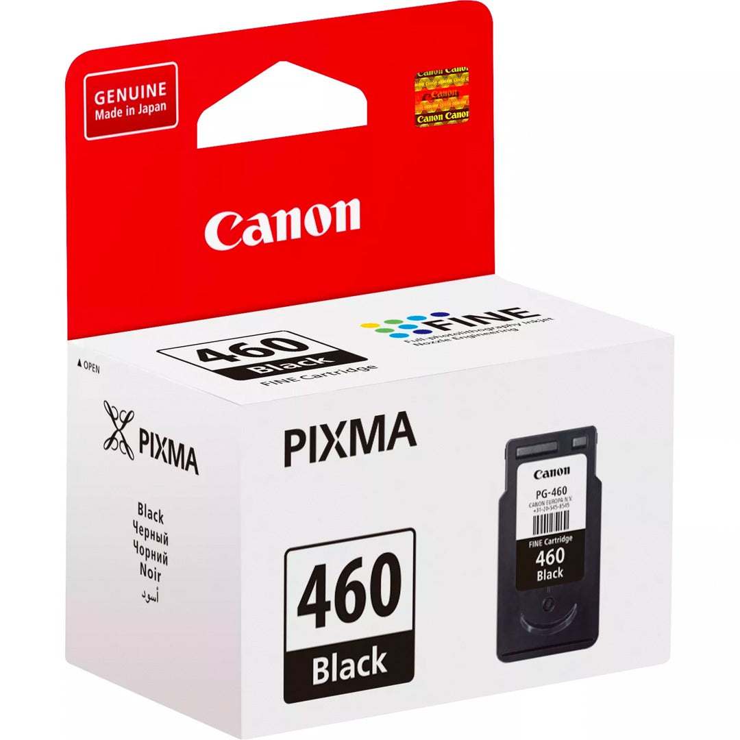 خرطوشة الحبر الأسود Canon PG-460 – 180 صفحة / اللون الأسود / خرطوشة الحبر