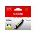 Canon 471 Yellow Ink Cartridge – 323 Pages / Yellow Color / Ink Cartridge