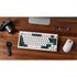 Keychron Q1 HE 75% RGB QMK Wireless Magnetic Mechanical Gaming Keyboard with Knob, Gateron Double-Rail Magnetic Nebula Switch, Shell White, English/Arabic Layout