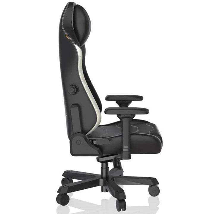 DXRacer Master XL Gaming Chair 4D Lumbar Support Adjustable Headrest Black White | IT Care Kuwait