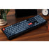 Keychron V6 Max 100% QMK/VIA Wireless RGB Hot-Swappable Mechanical Keyboard with Knob, Gateron Jupiter Red Switches, English/Arabic Layout - Carbon Black