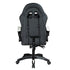 Gadgeton Imperial Series PVC Leather Gaming Chair with Footrest - Black/White