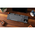 Keychron K1 Max TKL 80% RGB Wireless Mechanical Gaming Keyboard with Low Profile Gateron Red Switch - English/Arabic - Black