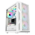 GAMEON Trident IV-A POWERFORGE Series Mid Tower Gaming Case – White with 750W 80+ Bronze Power Supply and 4 ARGB Fans