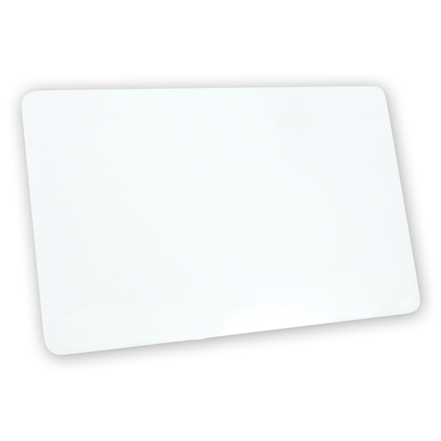PVC Card – 30 mil / 1 Piece / White
