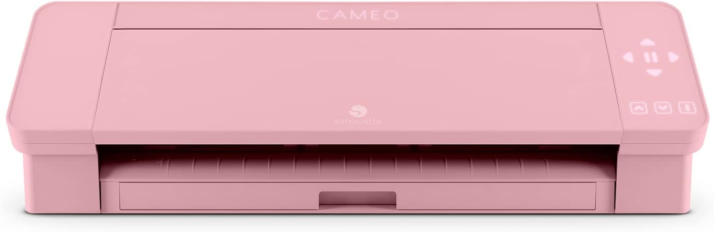 Silhouette Cameo 4 Desktop Cutting Machine (12″, Pink )