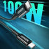 UGREEN US300 USB-C to USB-C 100W Fast Charging Cable 1m - Black