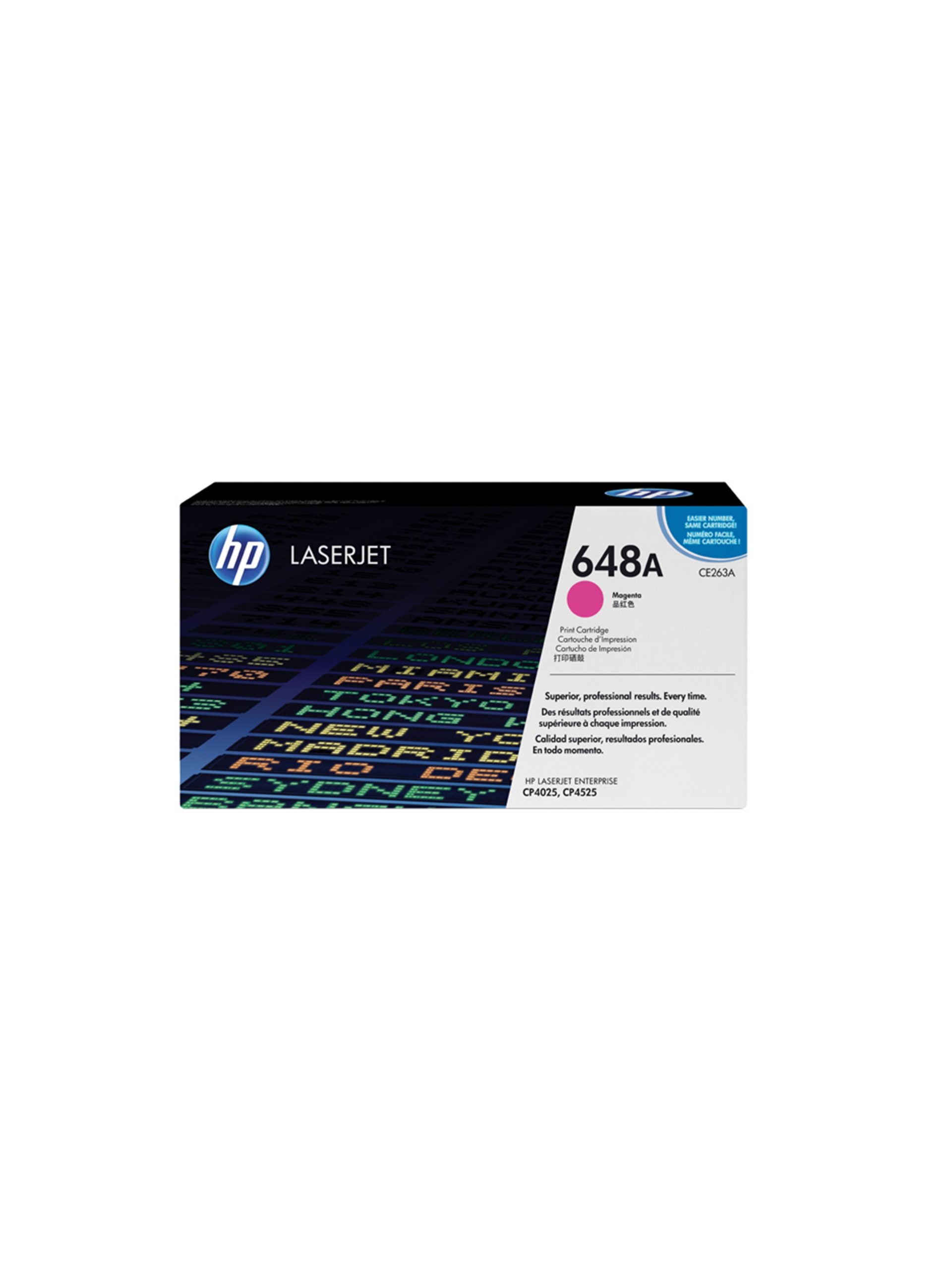 HP 648A Magenta LaserJet Toner Cartridge-CE263A